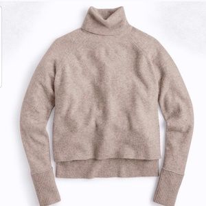 JCrew super soft beige turtleneck sweater M
